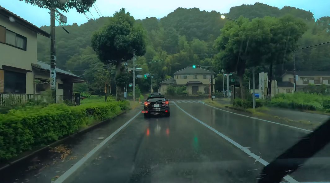 在日本千叶县的大雨中驾车｜伴随着轻松愉悦的音乐